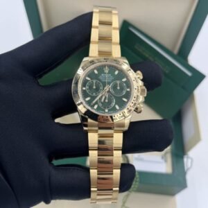 Rolex 116508 JM Green Daytona dated 07-2023