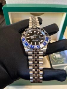 Rolex 126710BLNR GMT Batgirl jubilee Bracelet fresh new dated 03-2024