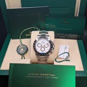 Rolex 2021 Daytona Cosmograph (White Dial) 116500 (Excellent) “Panda