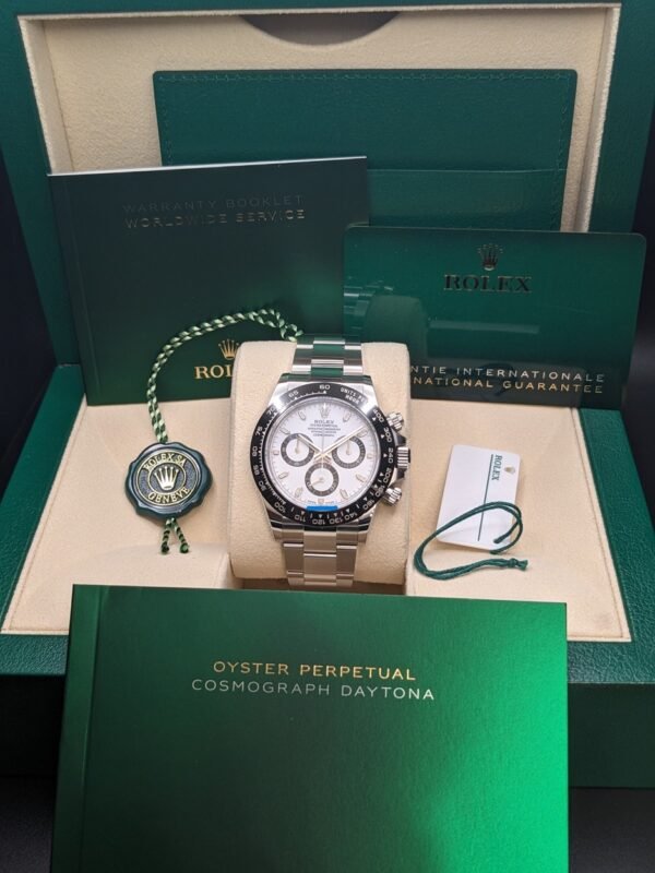 Rolex 2021 Daytona Cosmograph (White Dial) 116500 (Excellent) “Panda