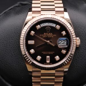 Rolex Day Date 36 “Ombre” – 128235 – Rose Gold – 36mm – Like New