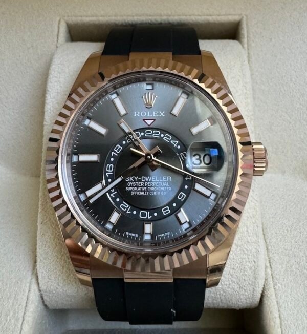 Rolex Skydweller 326325 Slate Dial Oysterflex watch